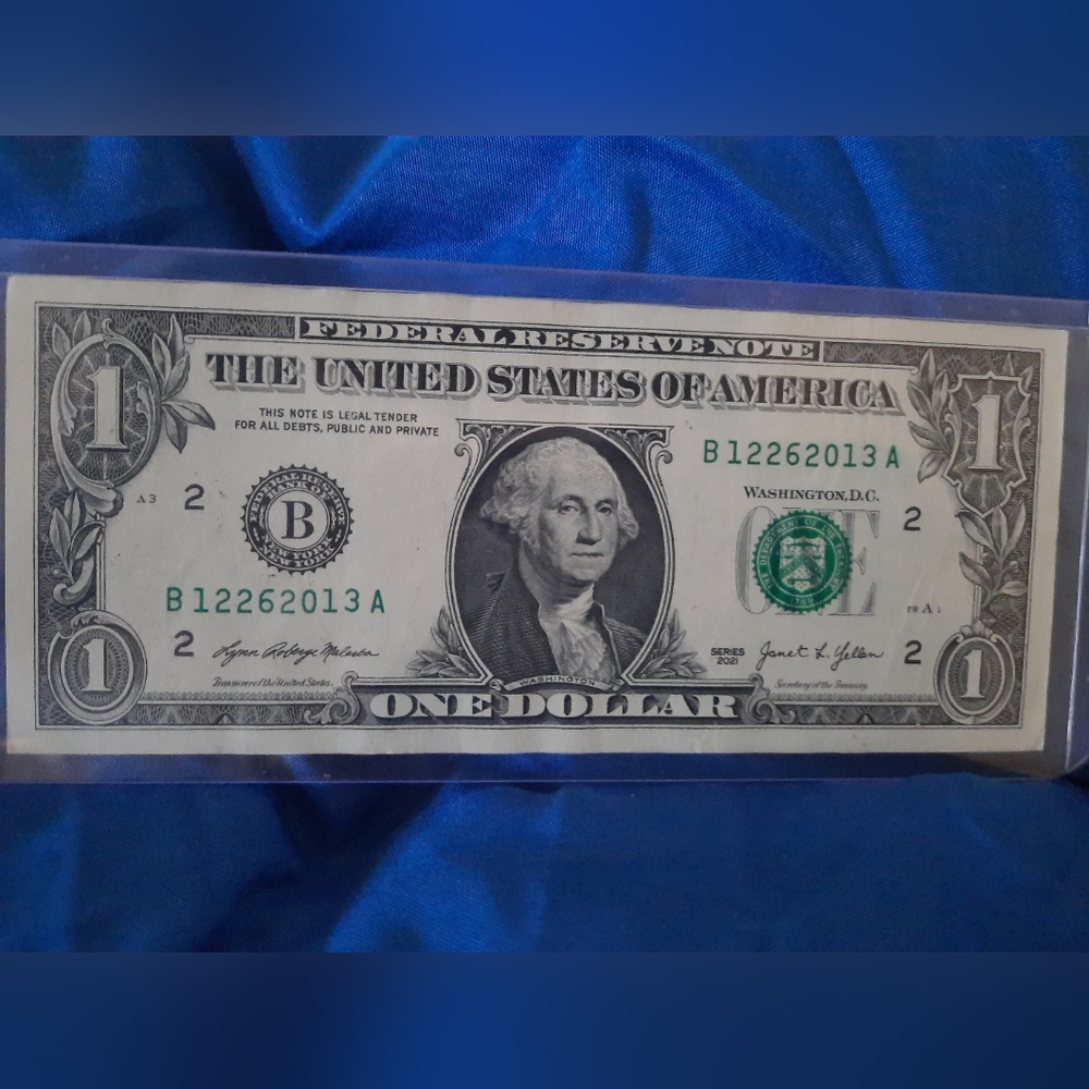 2021 Series $1 Dollar Birthday Note December 26 2013 12/26/2013 Anniversary